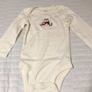 Long sleeve White Onesie